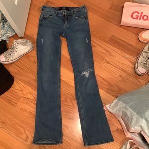 Flared Hollister jeans mid rise